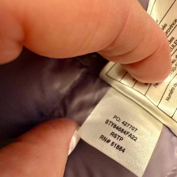 PATAGANOIA Women's Down Sweater Jacket Rustic Purple Size LARGE (like new) - Picture 14 of 16